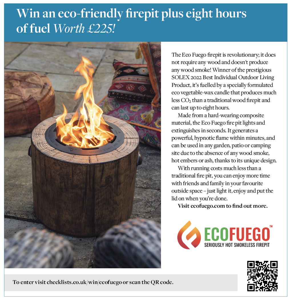 Eco Fuego Featured in The Times, Home & Garden Magazine: Enter to Win a Free Fire Pit!