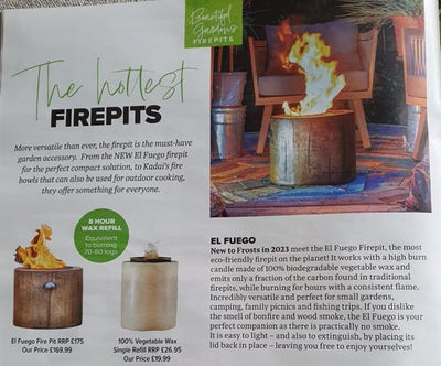 The Times - Frost Garden Centre - El Fuego Fire Pit