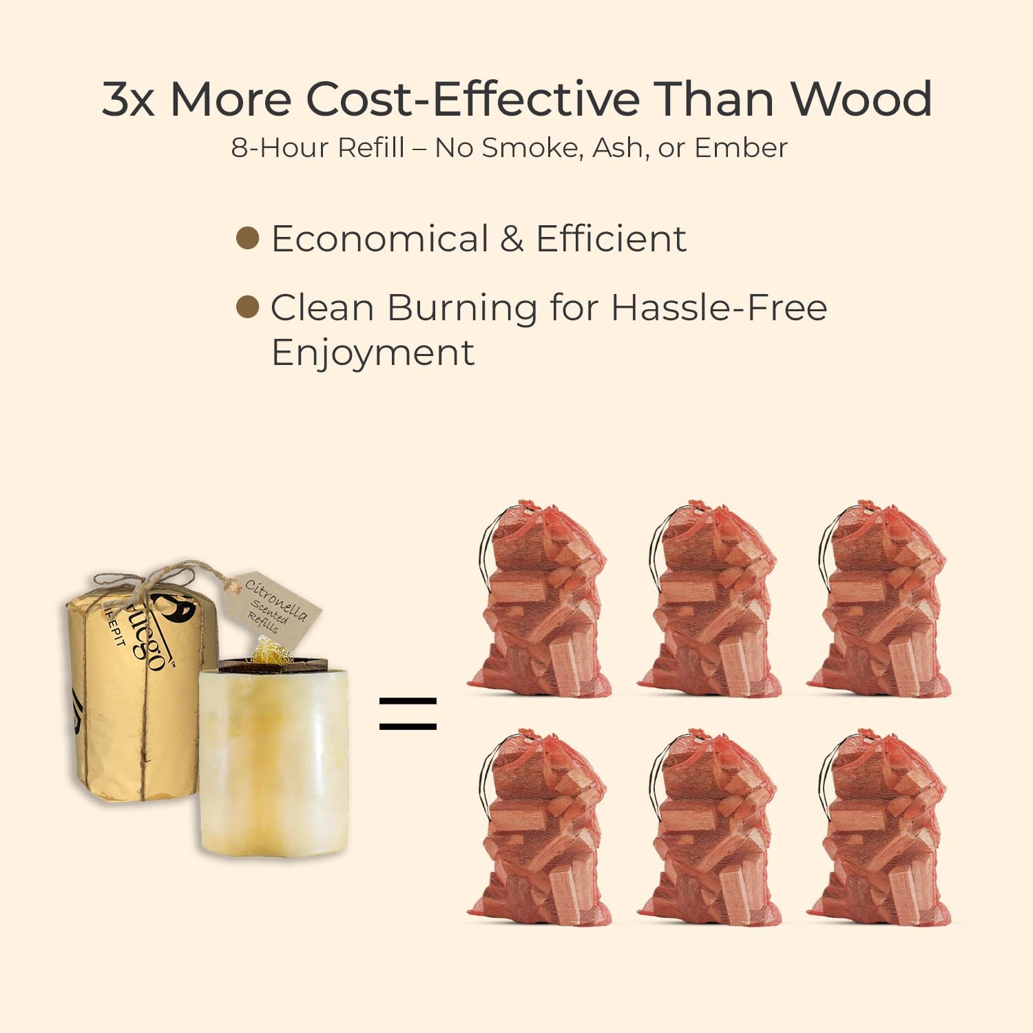 Eco Fuego Wax Refills NEW
