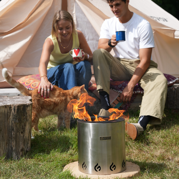 El Campo Fire Pit - Stainless Steel