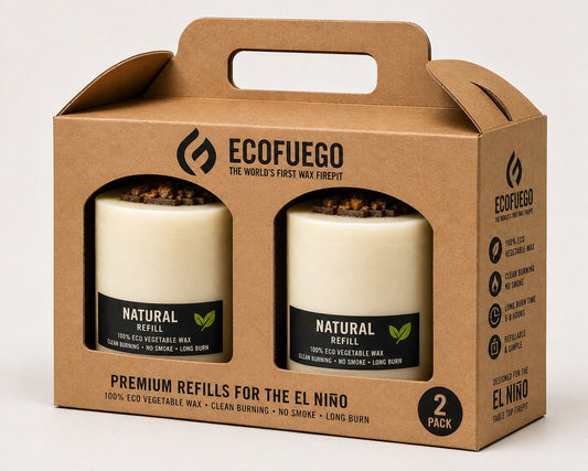 El Niño refill duo, two Natural 1kg refills