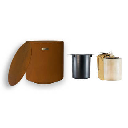 El Grande Fire Pit - Corten Colour