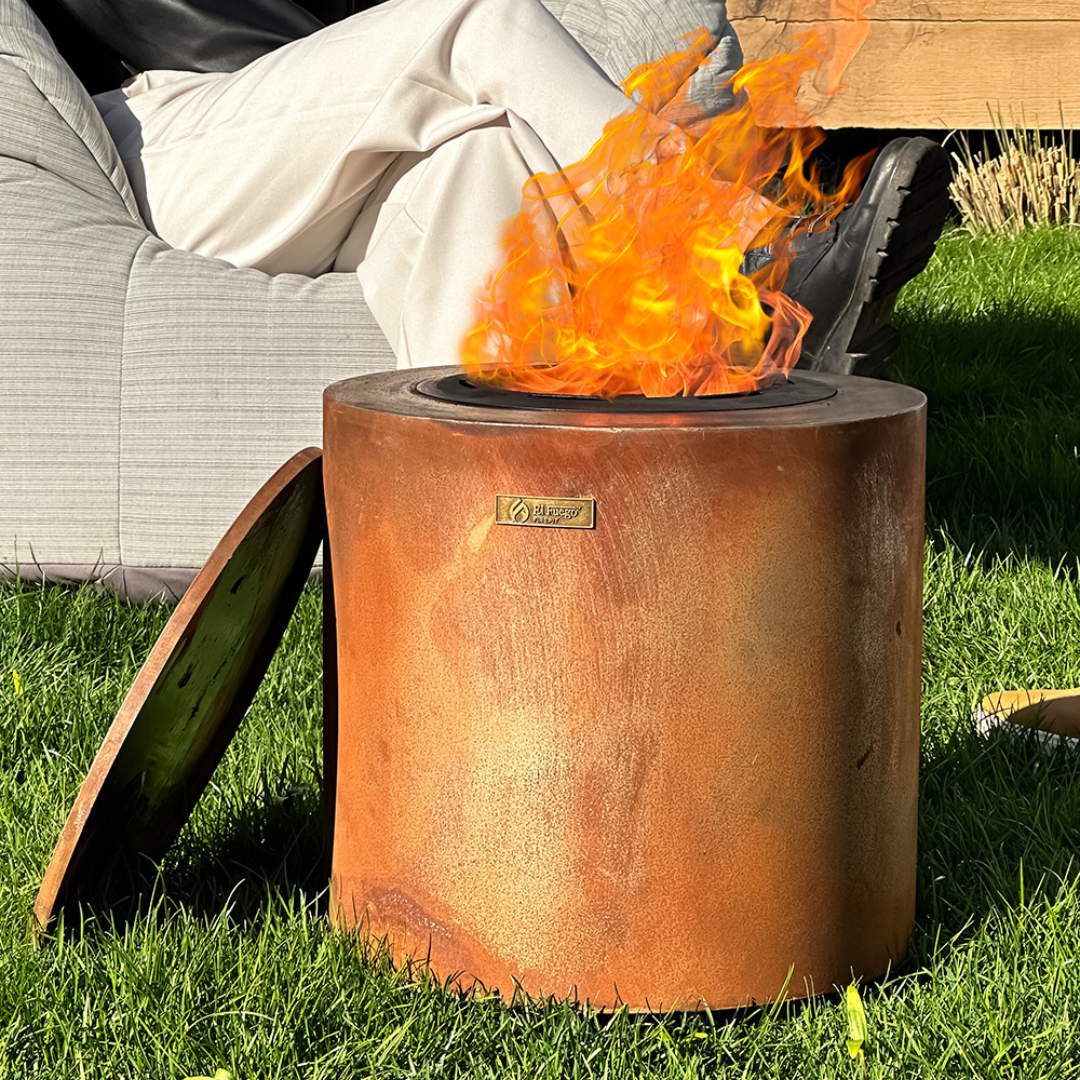 El Grande Fire Pit - Corten Colour